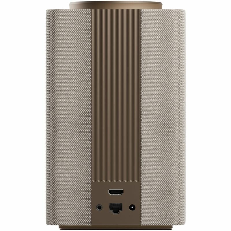Умная колонка Яндекс Станция Макс Zigbee с часами и Алисой Бежевая
