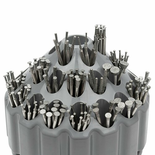 Набор алмазных фрез для гравировальной машинки 138шт шарошки для гравера 4333₽