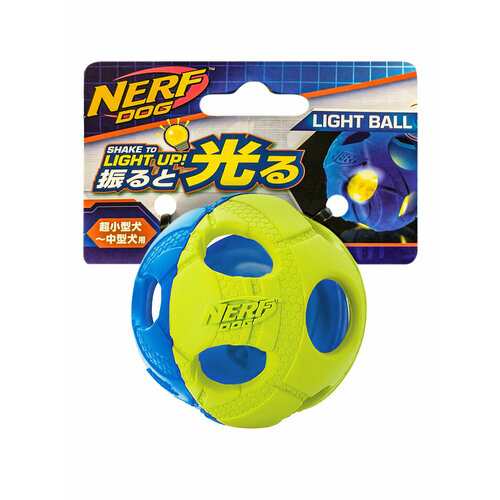 Игрушка для собак / Мяч светящийся Д6,4 см Nerf Dog nerf игрушка для собак мяч светящийся синий зеленый 6 см