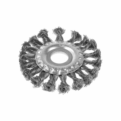 Щетка металлическая для УШМ LOM крученая проволока плоская посадка 22 мм 100 мм 799₽