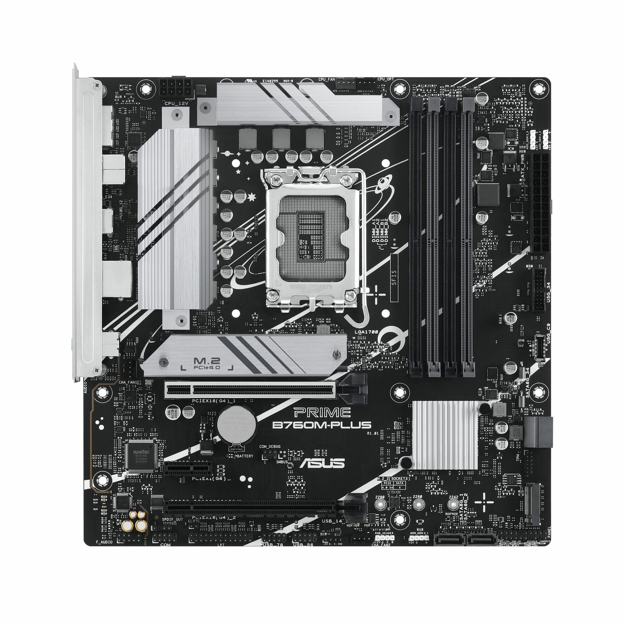 Материнская плата ASUS PRIME B760M-PLUS (LGA 1700 Intel В760 192 ГБ PCIE 4.0) 90MB1GY0-M0EAY0