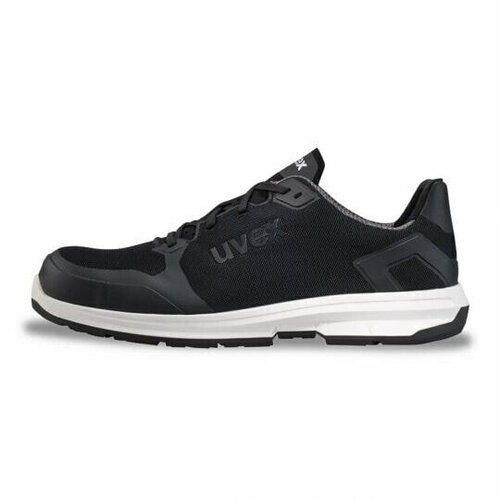 Защита ног UVEX Arbeitsschutz 65948 - Unisex - Adult - Safety sneakers - Black - White - ESD - S1 - SRC - Lace-up closure