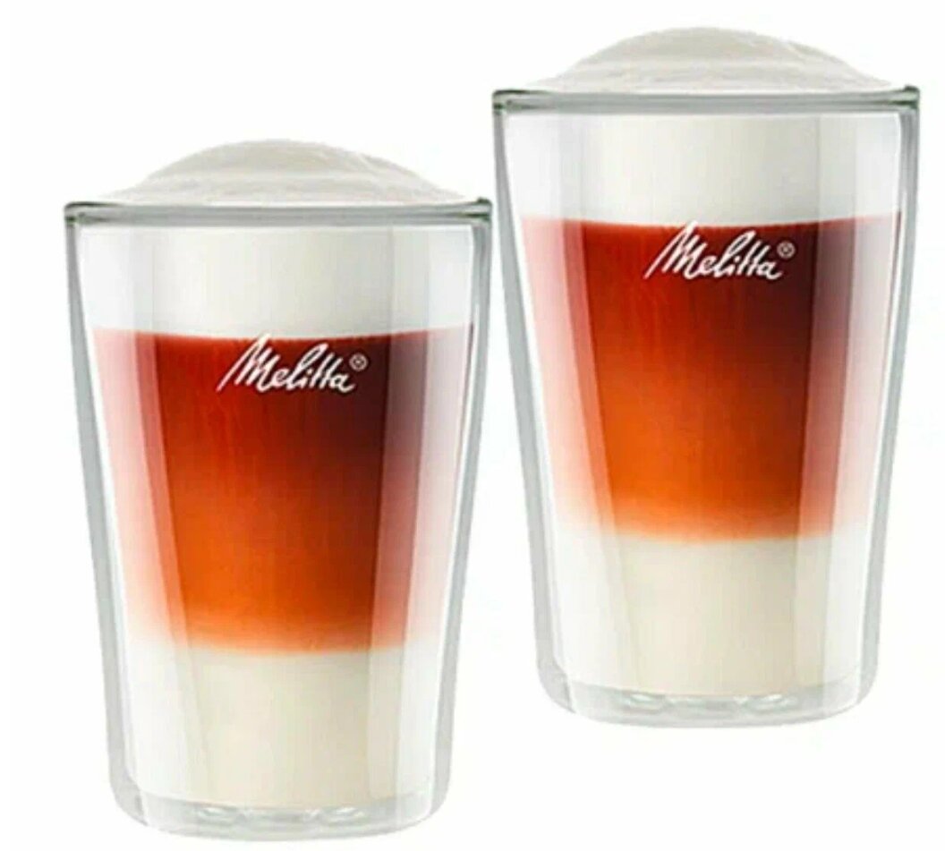 Пара стаканов MELITTA LATTE MACCHIATO 300 мл MEL6761118 с двойными стенками