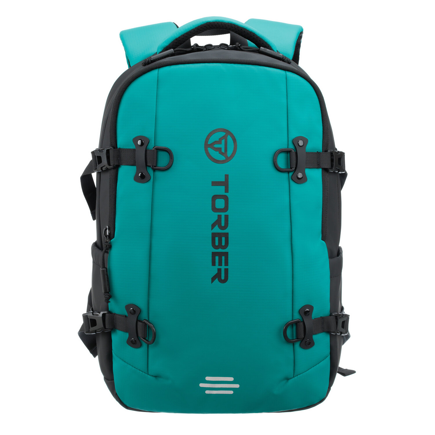 Рюкзак спортивный TORBER Xtreme TS1101GR с отделением для ноутбука 18", зелёный/чёрный, полиэстер 900D, 31х12х46 см, 17 л