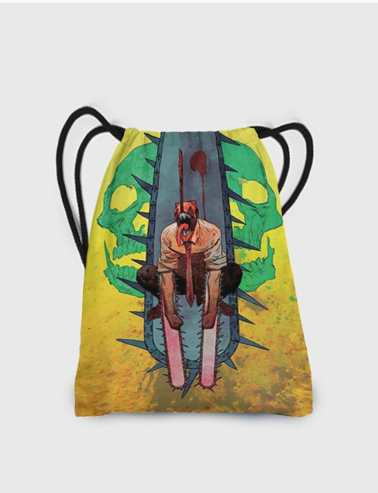 Мешок - сумка для обуви Человек-бензопила