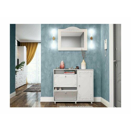 Прихожая Италия-11 белое дерево Белый 17591₽