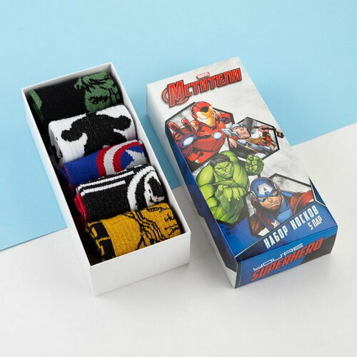 Набор носков Superhero Мстители 5 пар 14-16 см 748₽