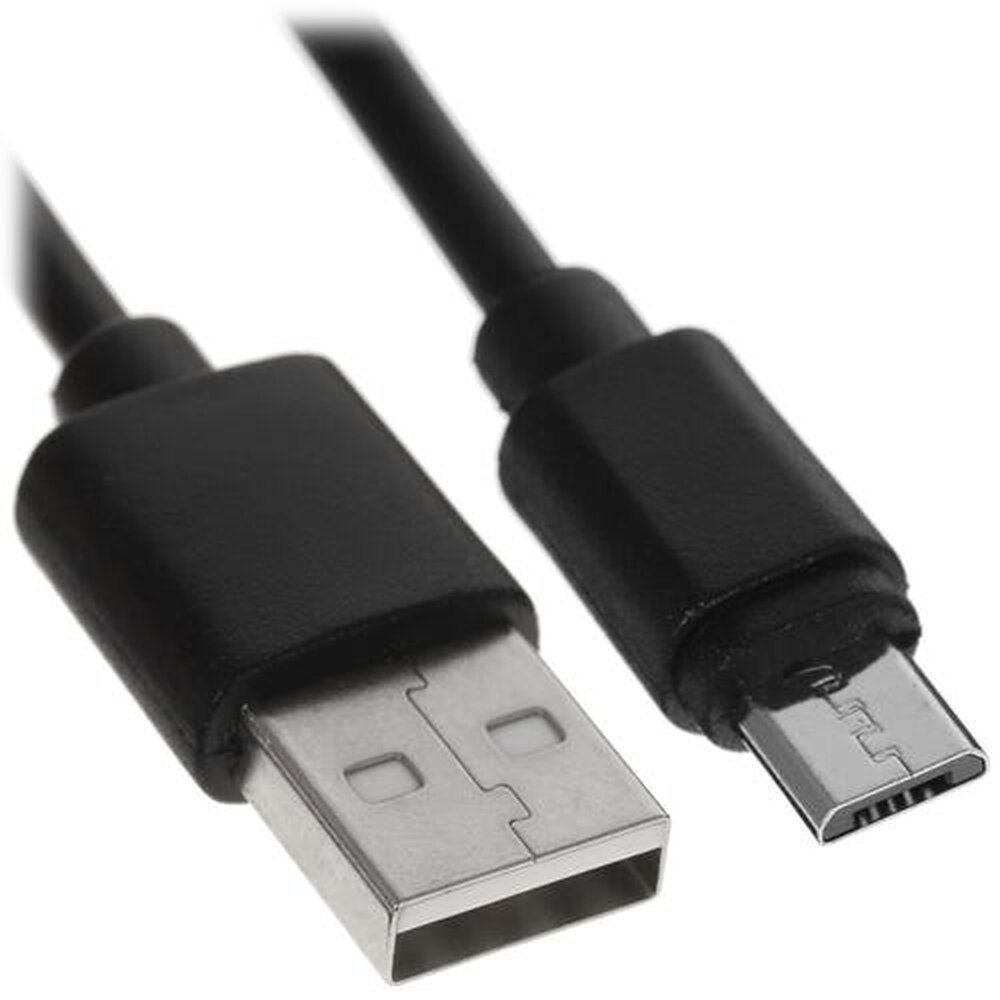 Кабель круглый FinePower micro USB - USB 2.0 Type-A черный 0.2 м