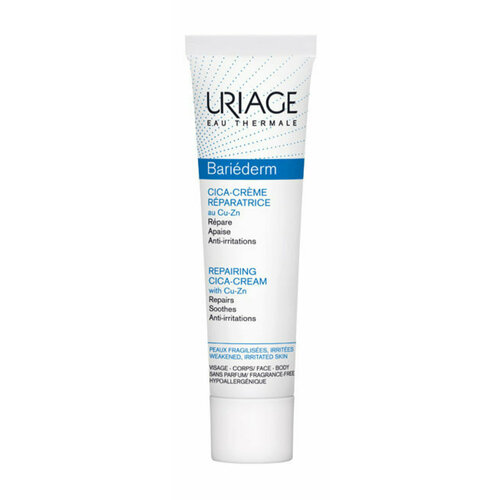 Крем для тела с медью и цинком Uriage Bariederm-Cica Cream with Copper-Zinc