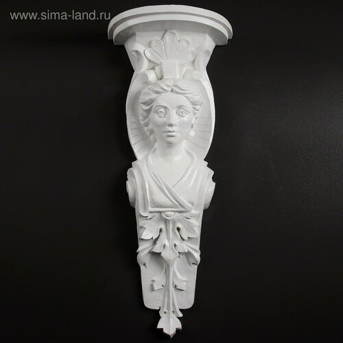 Консоль Женщина белая 72см 2057₽