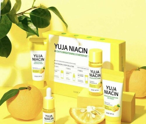 Набор миниатюр с юдзу для выравнивания тона Some By Mi Yuja Niacin 30 Days Brightening Starter Kit