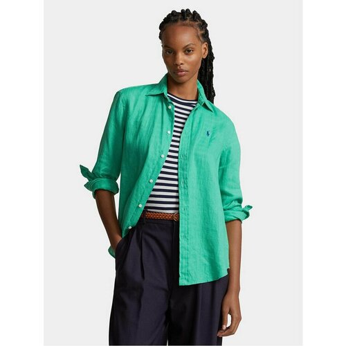 Рубашка Polo Ralph Lauren, размер XS [INT], зеленый