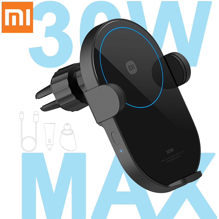 Автомобильное зарядное устройство Xiaomi MI Wireless Car Charger 30W (W03ZM)