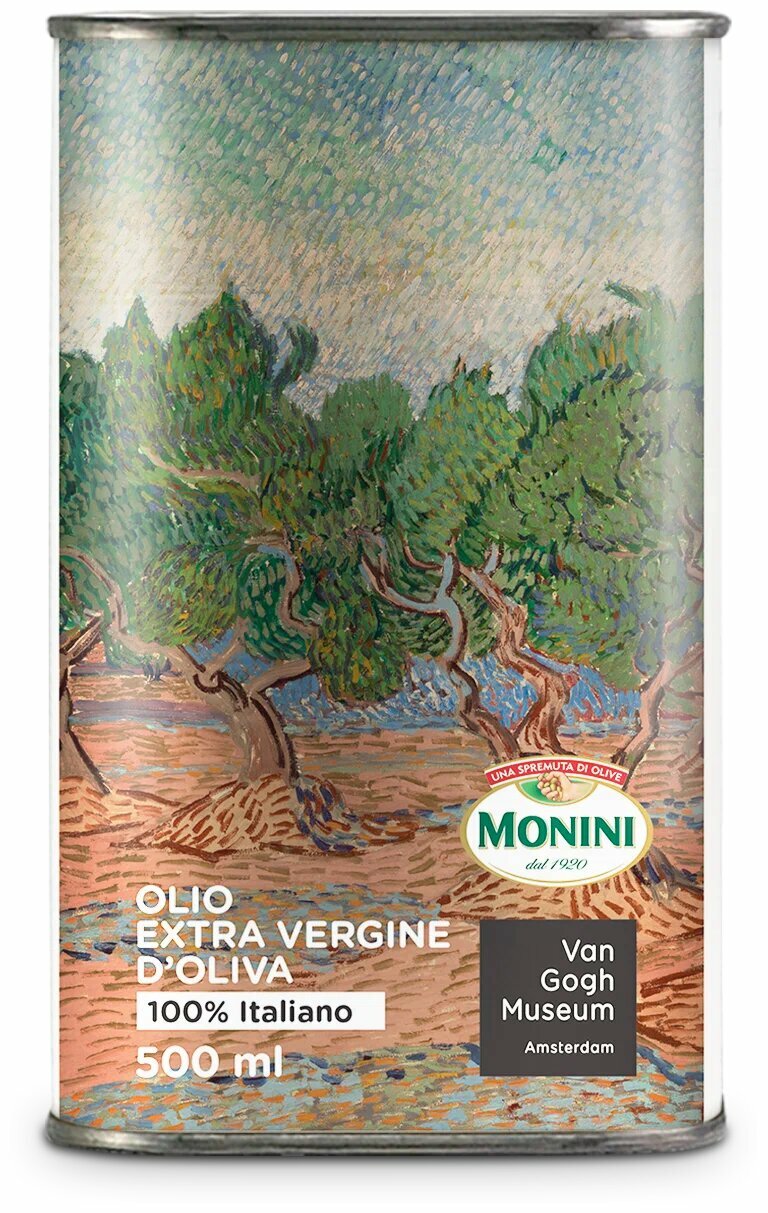 Масло оливковое Monini (Монини) Van Gogh Collection Olive Trees Extra Virgin, 0,5 л