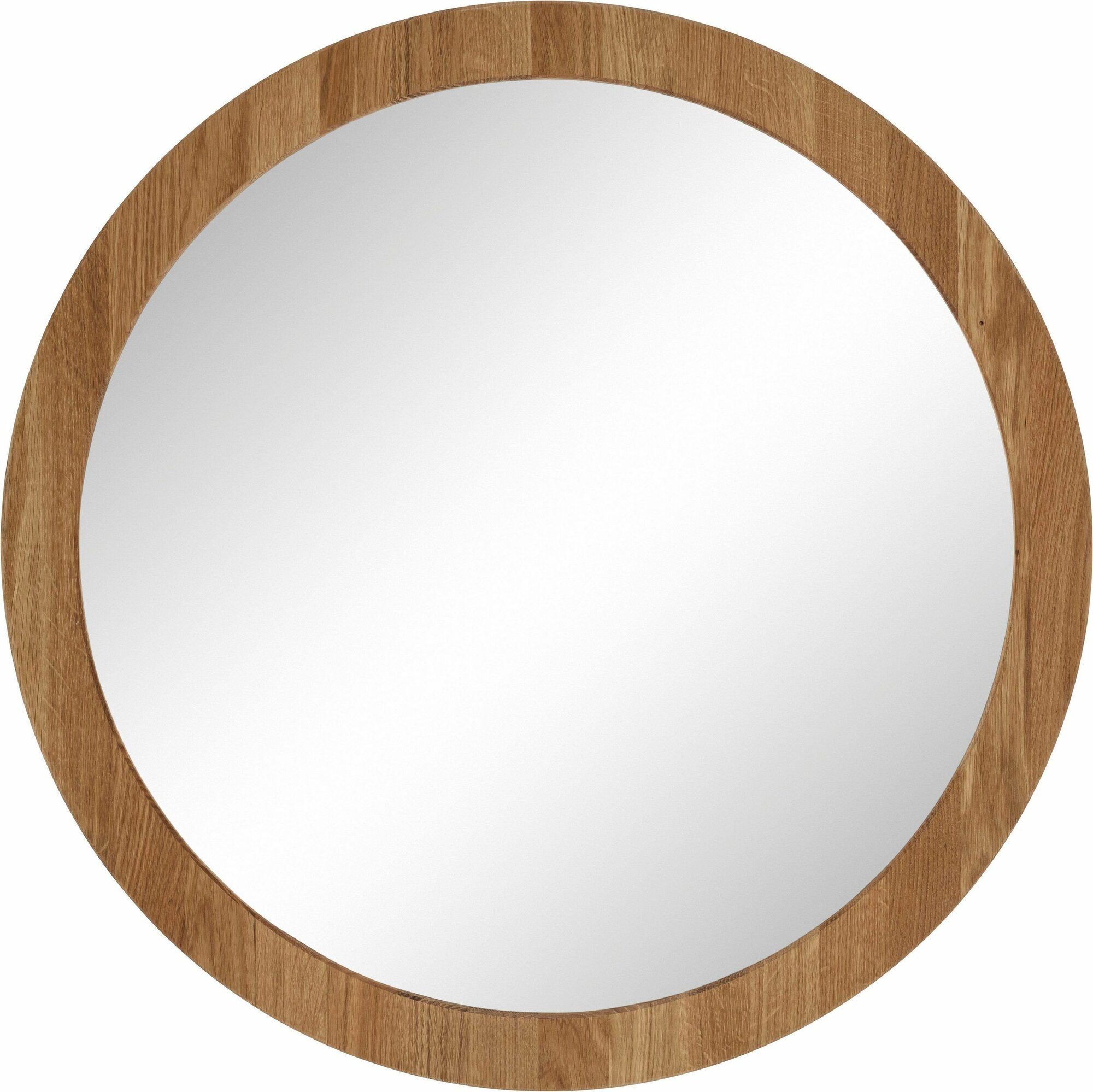 фото Зеркало Миллиси (бежевый / дуб / масло)