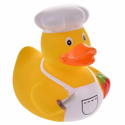 фото Игрушка для ванной funny ducks "повар уточка"