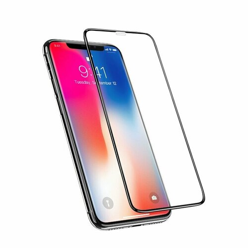 Защитное стекло для iPhone XS Max/11 Pro Max 3D HOCO Nano A12 черный защитное стекло 5d бронестекло для iphone xs max 11 pro max черный