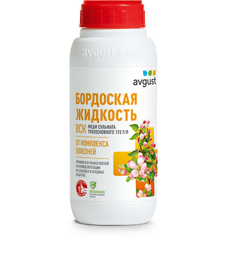 Бордоская жидкость Август От болезней 1 л - фото №1