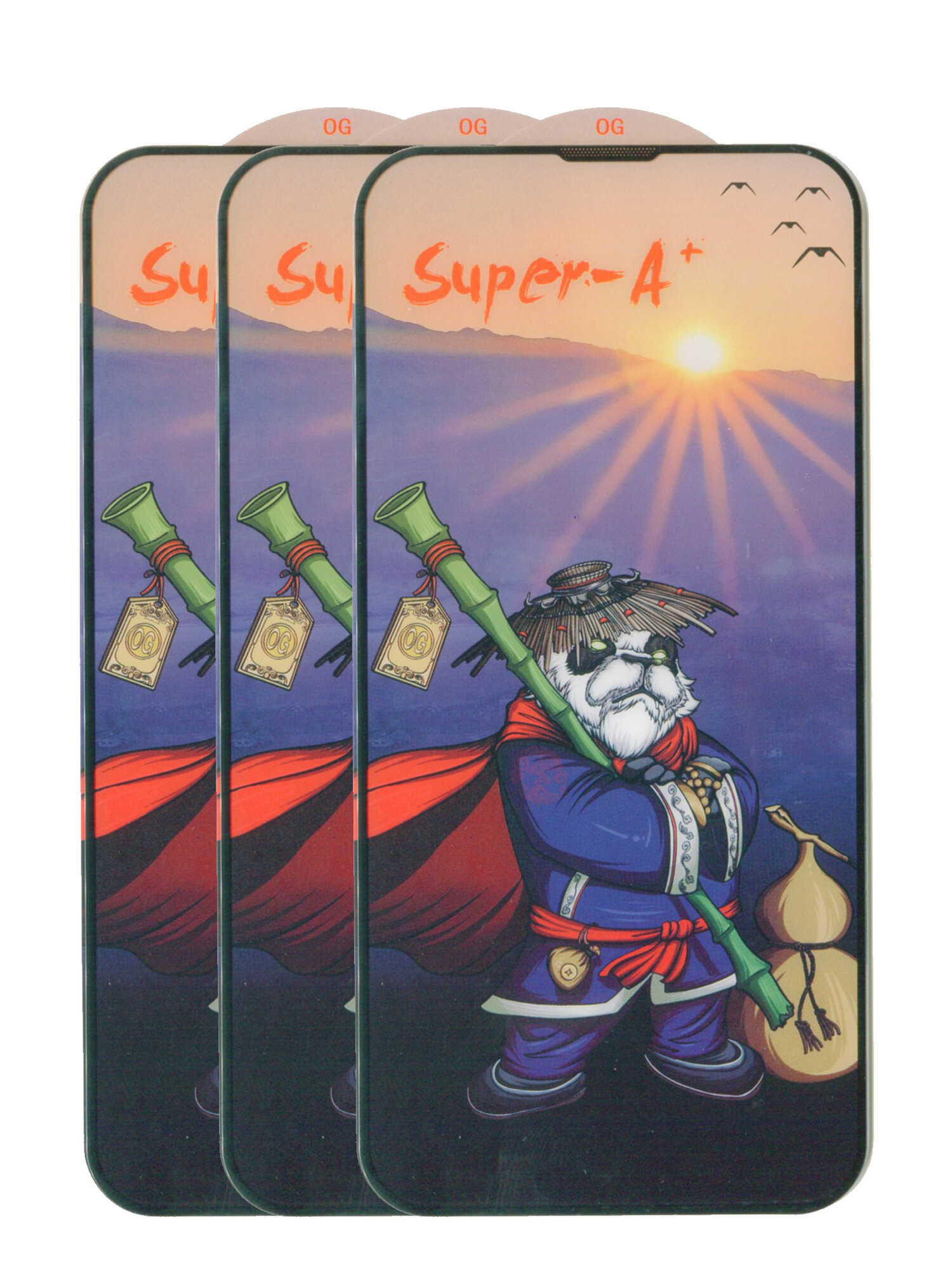 Защитное стекло для Apple Iphone 14 / Apple Iphone 13 / Iphone 13 Pro, комплект 3 шт, 2.5D, полная наклейка, с рамкой
