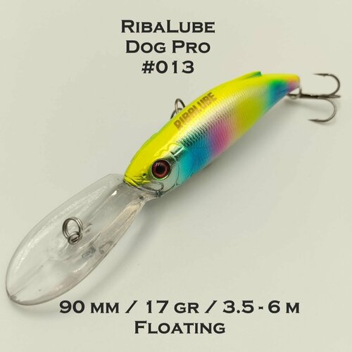 Воблер RibaLube DOG PRO 90F #013