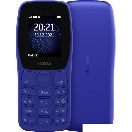 Nokia 105 Dual SIM (TA-1428) Blue