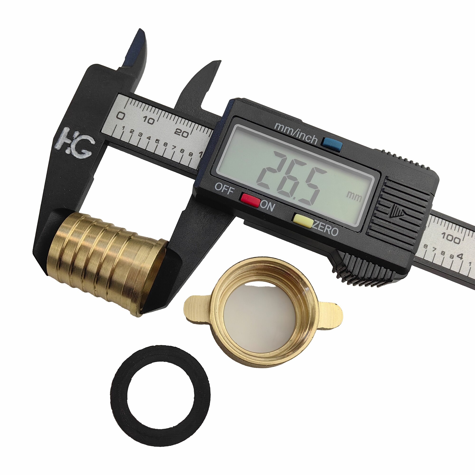 Штуцер рельефный HG 3/4" ВР х 19 мм — фото 1