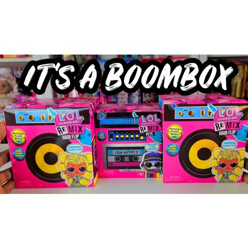 L.o.L. surprise! remix boombox игровой набор домик для кукол лол lol с мебелью посудой