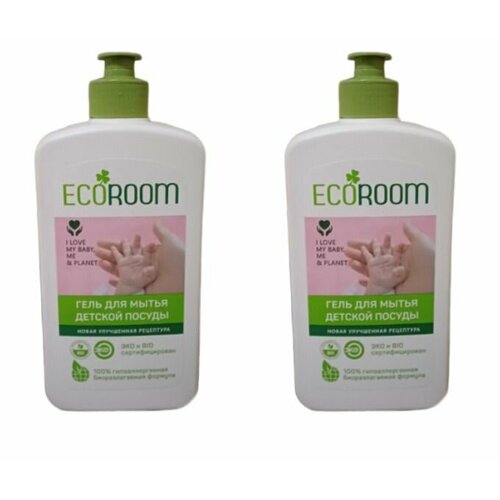 ECOROOM Средство для мытья посуды Детское 500 мл 2 шт 821₽