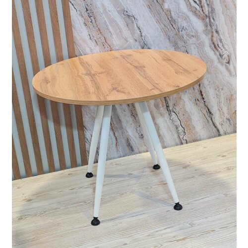 Круглый обеденный стол ARSCOMGROUP на белых ножках диаметр 90 7800₽