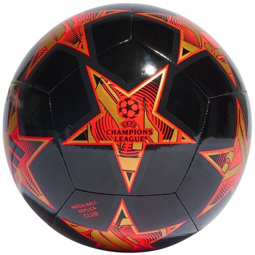 футбольный мяч 5 синий оранжевый Мяч футбольный ADIDAS UCL Club IA0947, размер 5