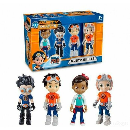 Набор фигурок : герои Rusty rivets 4в1