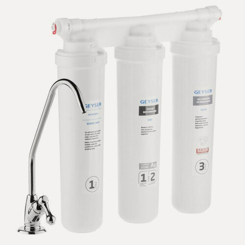 Изображение товара Фильтр для воды под мойку Гейзер Оптима для мягкой воды, 66032