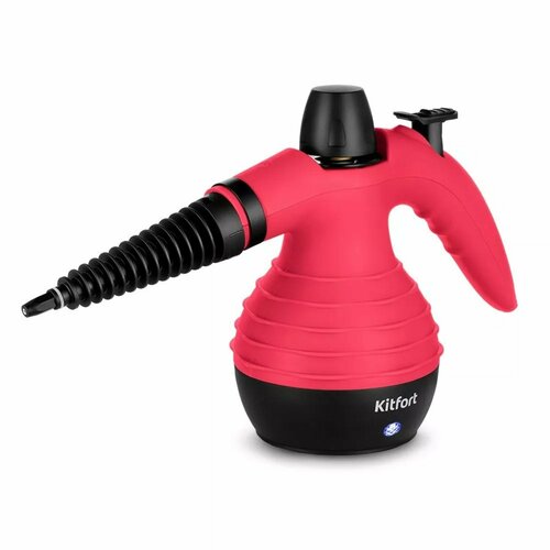 Пароочиститель KT-9193-1 1050 Вт 035 л 30 гмин нагрев 3 мин чёрно-красный 496000₽