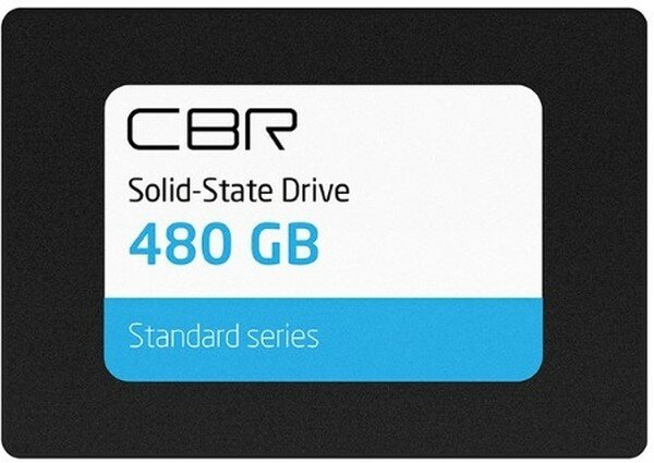 CBR SSD-480GB-2.5-ST21, Внутренний SSD-накопитель, серия "Standard", 480 GB, 2.5", SATA III 6 Gbit/s, Phison PS3111-S11, 3D TLC NAND, R/W sp