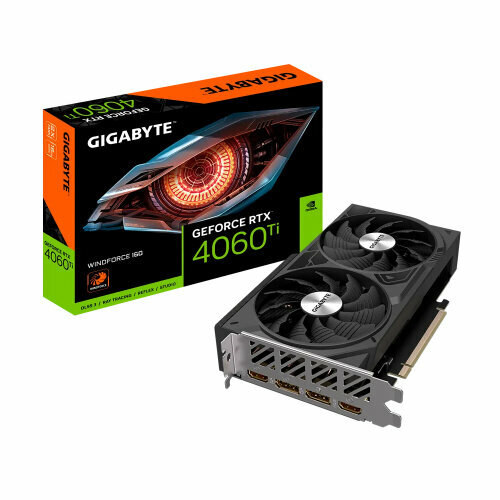 Видеокарта Gigabyte GeForce RTX 4060 Ti WINDFORCE 16G 6705500₽