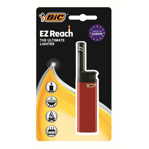 Зажигалка газовая BIC J38 Easy Reach блистер