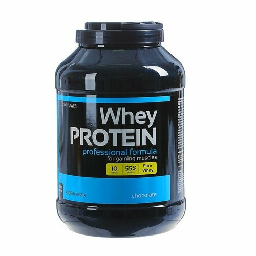 сывороточный протеин xxl power ваниль спортивное питание 1 6 кг 1 шт Сывороточный протеин XXL Power, шоколад, спортивное питание, 3 кг