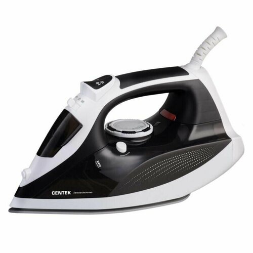 Утюг Centek CT-2317 черный 2800 Вт керам подошва паровой удар 529000₽