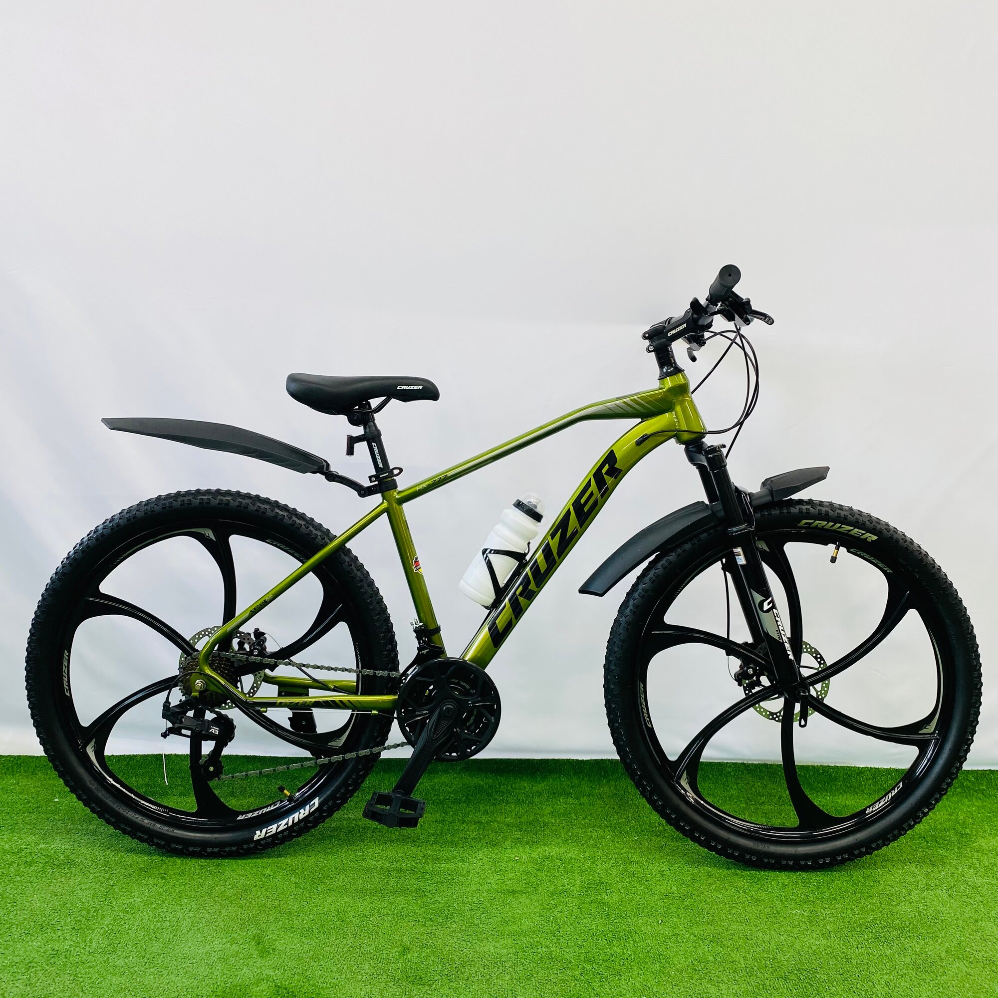 Велосипед CRUZER 26", рост 150–180см, зеленый2024