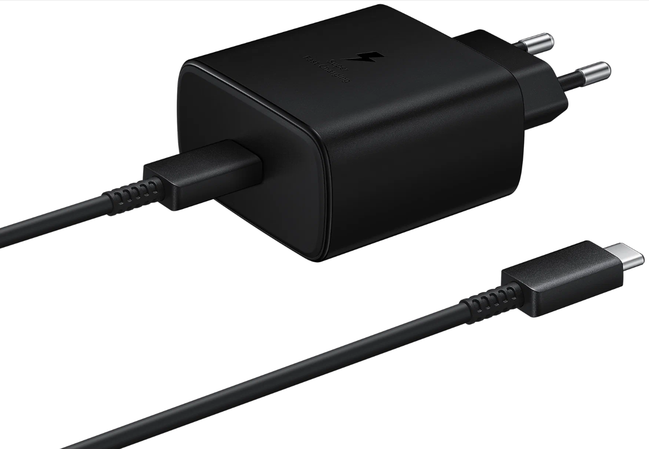 Сетевое зарядное устройство EP-TA845 + кабель USB Type-C 5 Вт RU черный