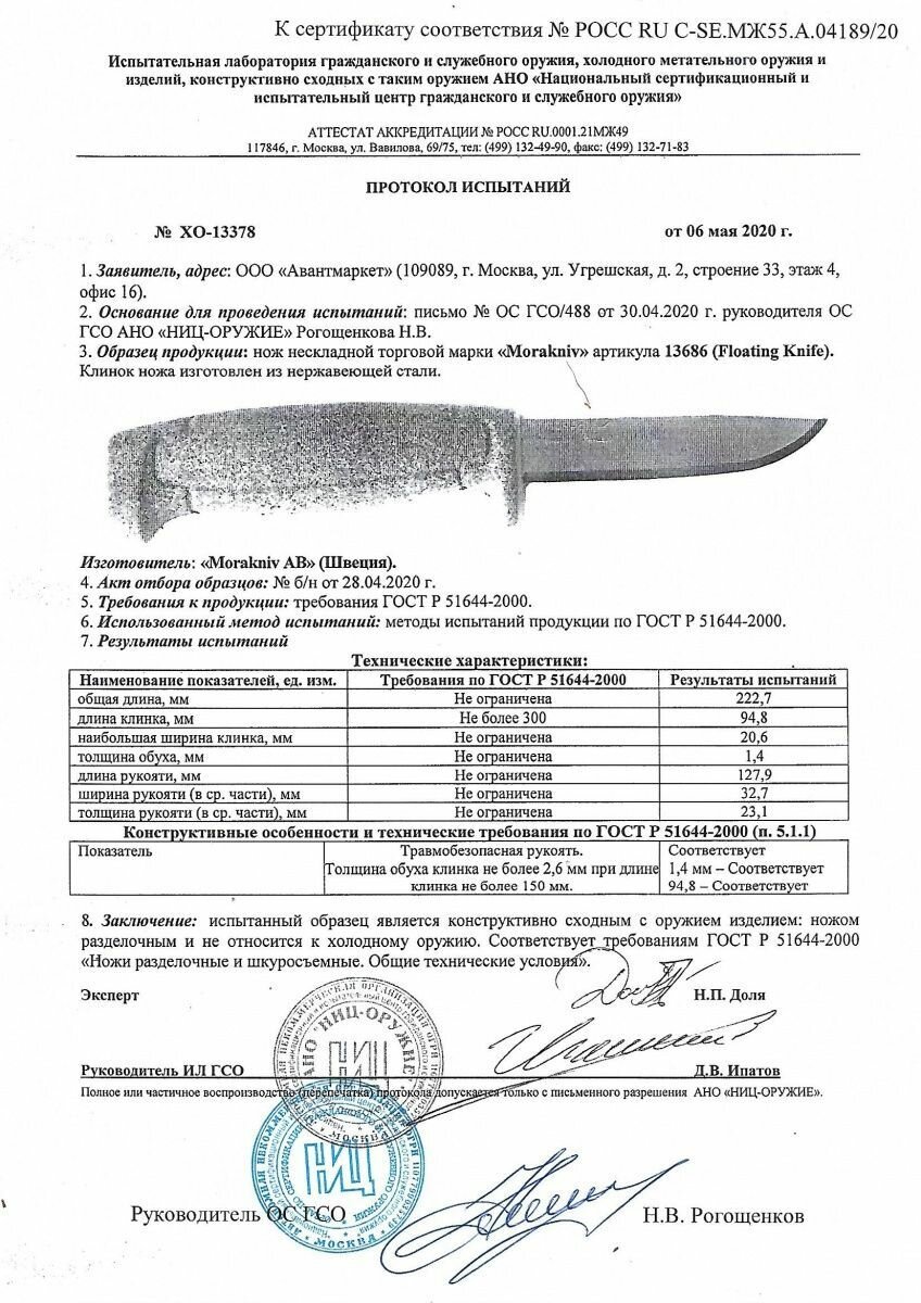Нож Mora Floating Serrated (13686) стальной разделочный лезв.97мм прямая заточка салатовый - фото №7