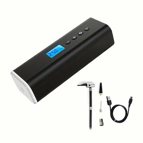 Портативный автомобильный компрессор H68 с фонариком 150PSI 4000₽