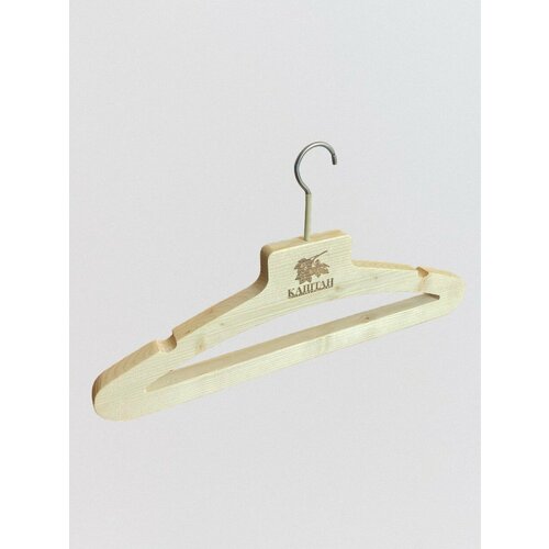 Комплект вешалок для одежды из массива хвои №1 (42см 5 шт. в упак.)