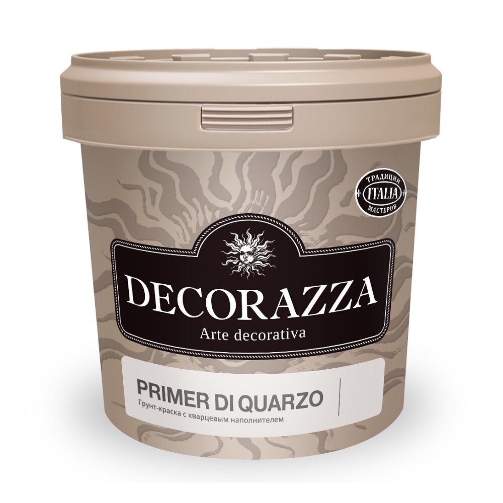 Грунт-краска с кварцевым наполнителем Decorazza Primer Di Quarzo (7кг) белый