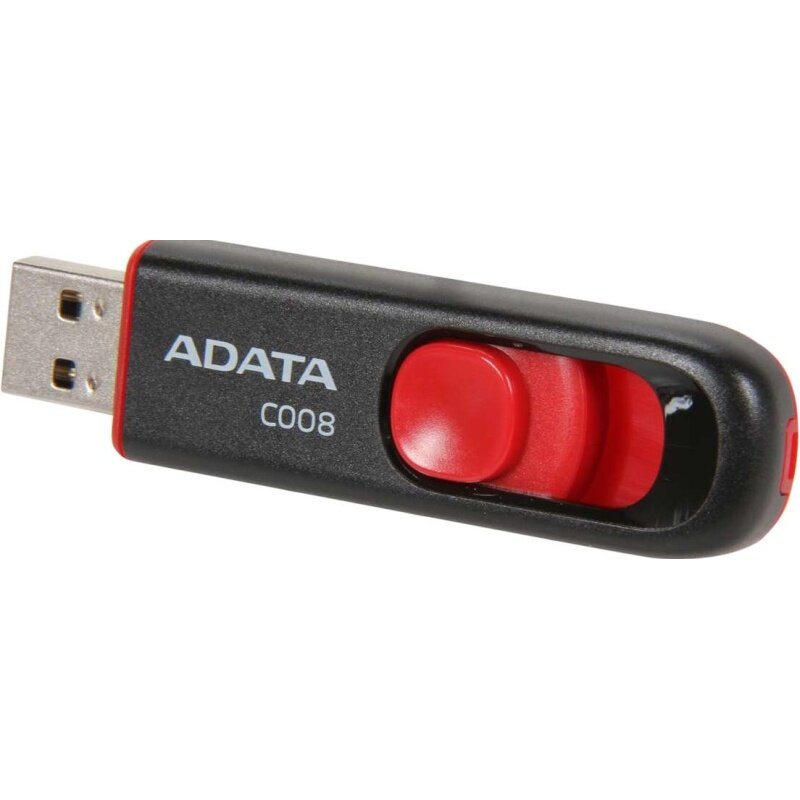 ADATA C008 64GB, Black Red USB-накопитель — фото 1