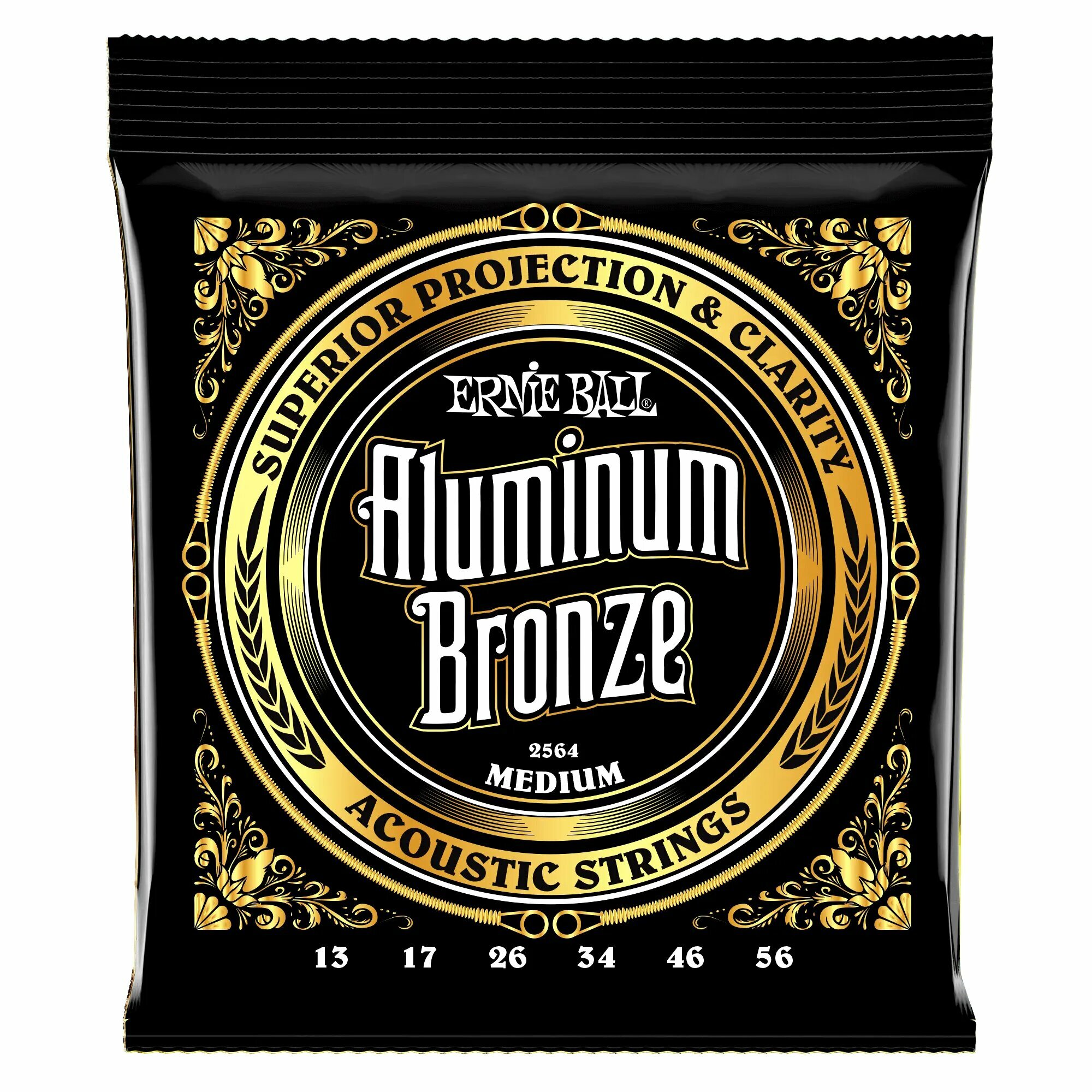 Струны для акустической гитары Ernie Ball 2564 Aluminum Bronze 13-56, Ernie Ball (Эрни Бол)