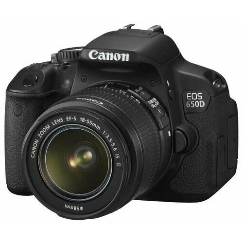 Фотоаппарат CANON 650D kit 18-55mm ii черный 3190000₽