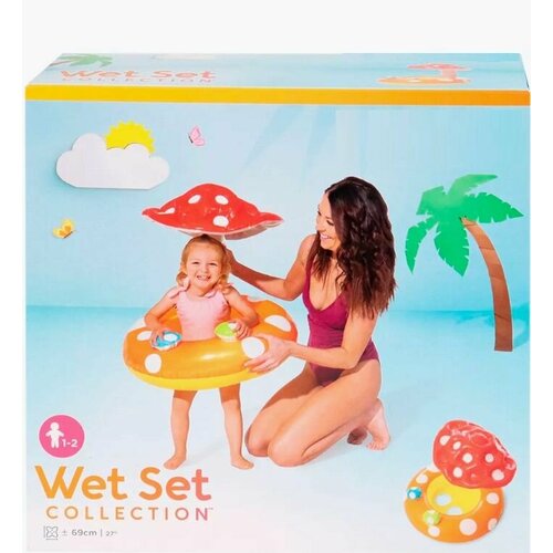 Круг для плавания с навесом Грибок 69 см 1118₽