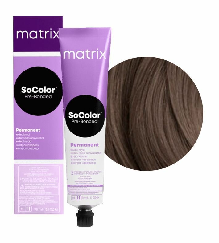 Краска для волос Matrix SoColor Pre-Bonded 505G блондин золотистый 90 мл