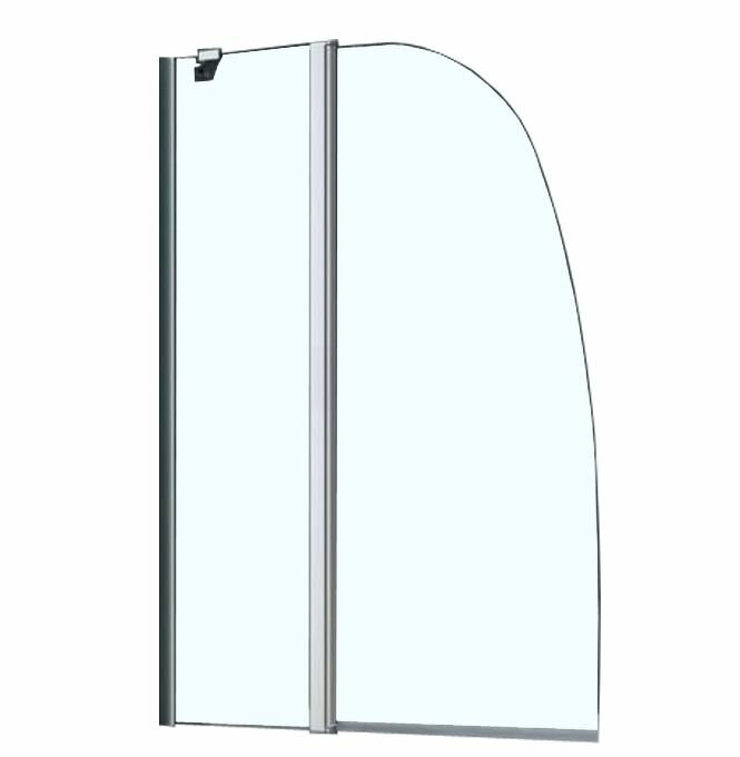 Шторка для ванны складная Azario Boston 100х140 цвет профиля хром (AZ-142)